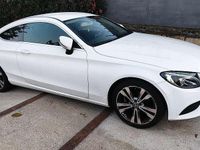 Usata Mercedes C220 170 CV (125 kW) 2018 Bianco Coupé