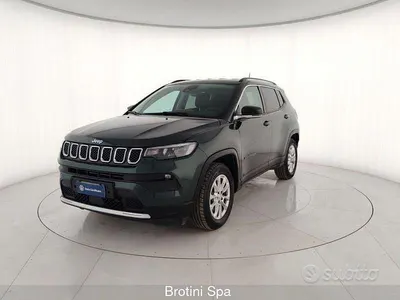 Usata Jeep Compass Limited 190 CV (139 kW) 2021 Verde metallizzato SUV
