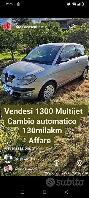 Usata Lancia Ypsilon
