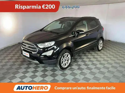 Usata Ford Ecosport Titanium 125 CV (91 kW) 2022 Nero SUV