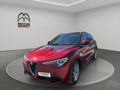 Usata Alfa Romeo Stelvio Ti 280 CV (205 kW) 2021 Rosso alfa SUV