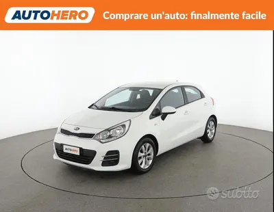 Usata Kia Rio Active 75 CV (55 kW) 2015 Bianco Berlina