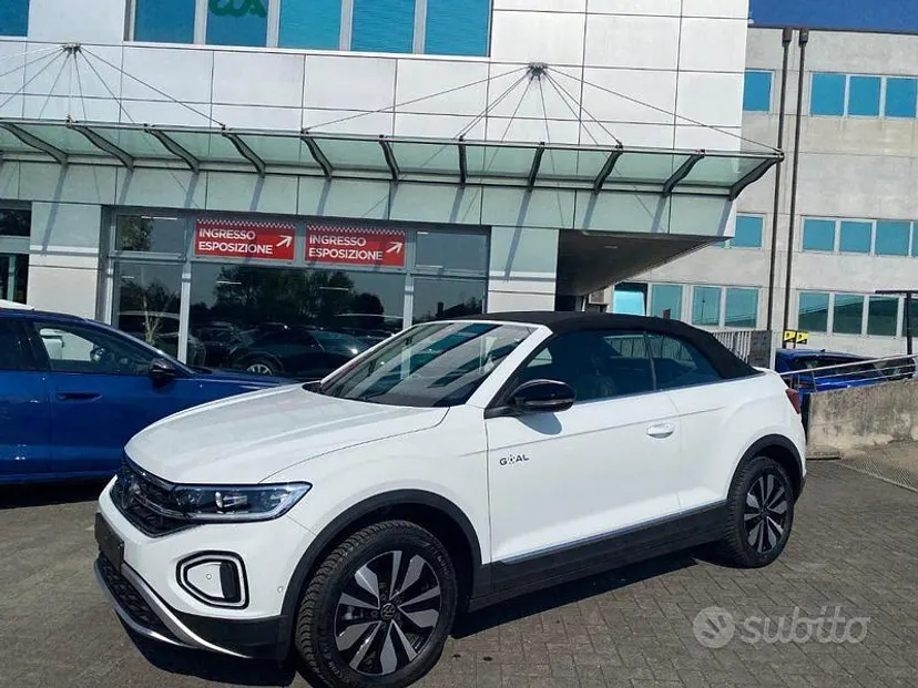 Usata VW T-Roc Cabriolet Goal 116 CV (85 kW) 2025 Bianco Cabrio
