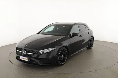 Usado Mercedes A250 AMG line 225 CV (165 kW) 2019 Negro Berlina
