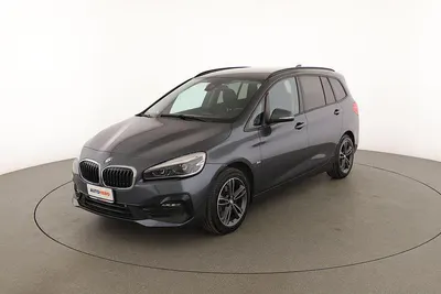 Käytetty BMW 218 Gran Tourer Sport Line 150 HP (110 kW) 2018 Harmaa Tila-auto