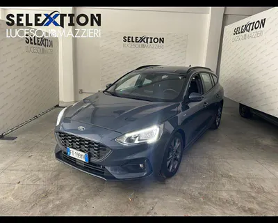 Käytetty Ford Focus ST-Line 120 HP (88 kW) 2019 Sininen Farmari