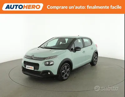 Usata Citroën C3 Feel 83 CV (61 kW) 2018 Verde Utilitaria