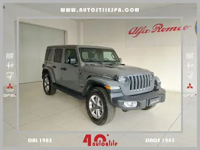 Usata Jeep Wrangler Sahara 272 CV (200 kW) 2021 Grigio scuro SUV
