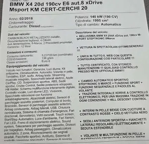 Usata BMW X4