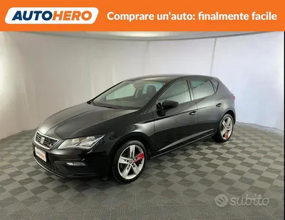 Usata Seat Leon FR 116 CV (85 kW) 2019 Nero Berlina