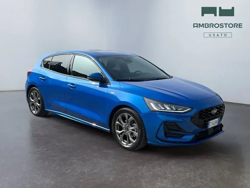 Usata Ford Focus ST-Line 125 CV (91 kW) 2024 Desert island blue Berlina
