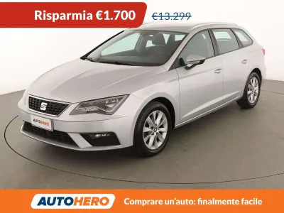 Usata Seat Leon Business 150 CV (110 kW) 2017 Argento Station wagon