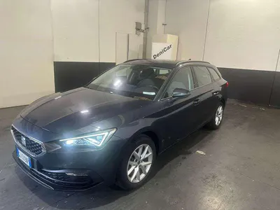 Usata Seat Leon Business 90 CV (66 kW) 2022 Blu Station wagon
