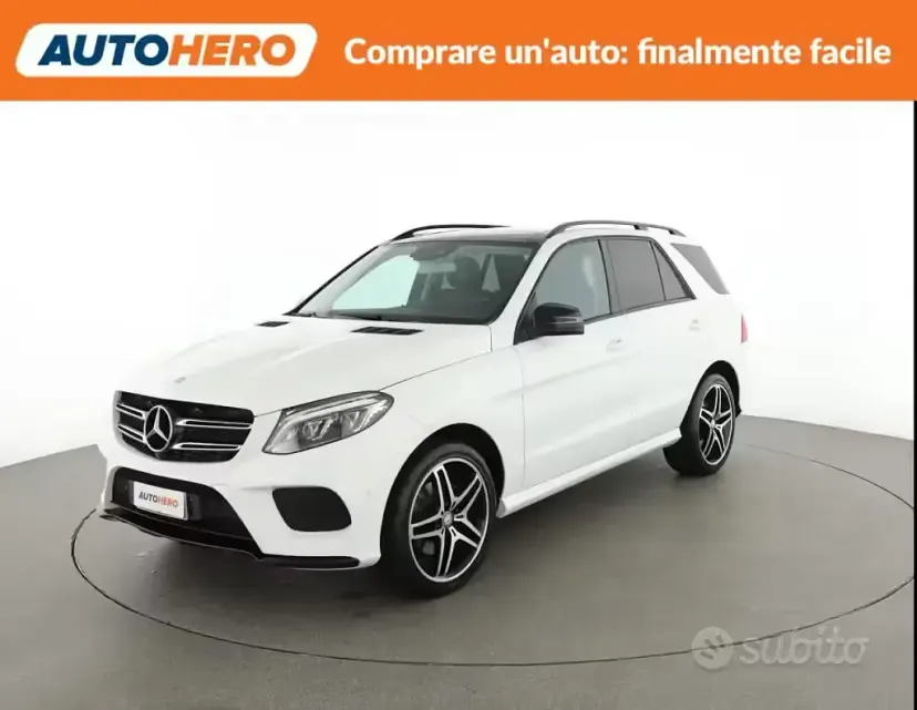 Usata Mercedes GLE250 Premium 204 CV (150 kW) 2017 Bianco SUV