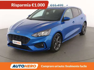 Käytetty Ford Focus ST-Line 125 HP (91 kW) 2021 Sininen Sedan