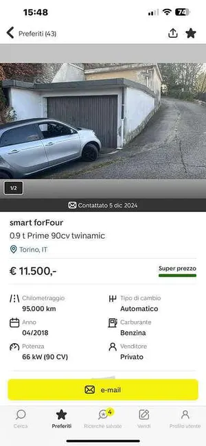 Usata Smart ForFour
