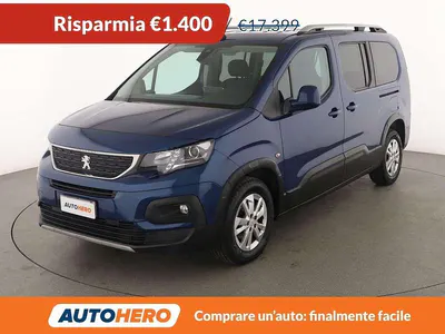 Käytetty Peugeot Rifter Allure 131 HP (96 kW) 2019 Sininen Tila-auto