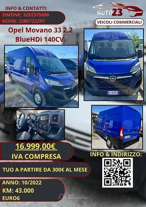 Usado Opel Movano