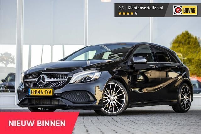 Zwart, metallic lak Gebruikt 2017 Mercedes A200 Business Hatchback | € 16.350 (Eerlijke prijs) - Afbeelding 1/4
