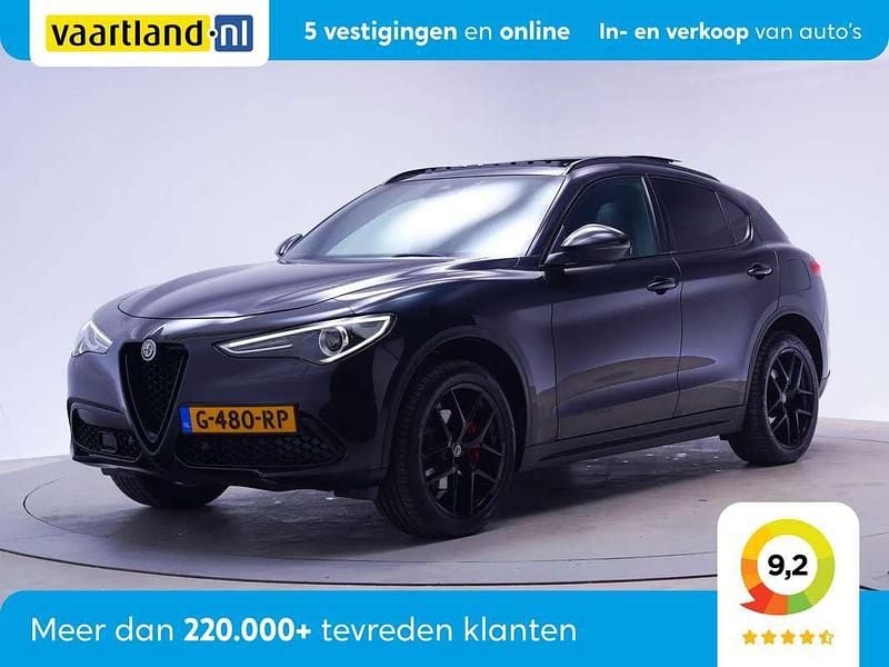 Zwart, metallic lak Gebruikt 2019 Alfa Romeo Stelvio Tech Edition SUV | € 31.445 (Super prijs) - Afbeelding 1/3