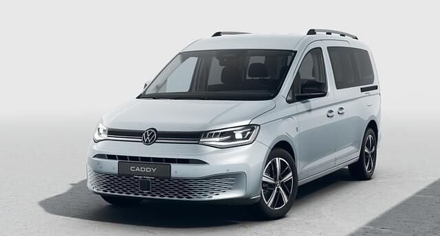 Zilver Nieuw 2025 VW Caddy Maxi Style MPV | € 42.995 (Eerlijke prijs) - Afbeelding 1/4