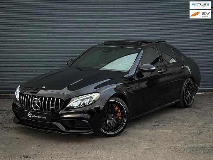 Zwart Gebruikt 2018 Mercedes C63S AMG AMG Sedan | € 59.950 (Iets duurder) - Afbeelding 1/4