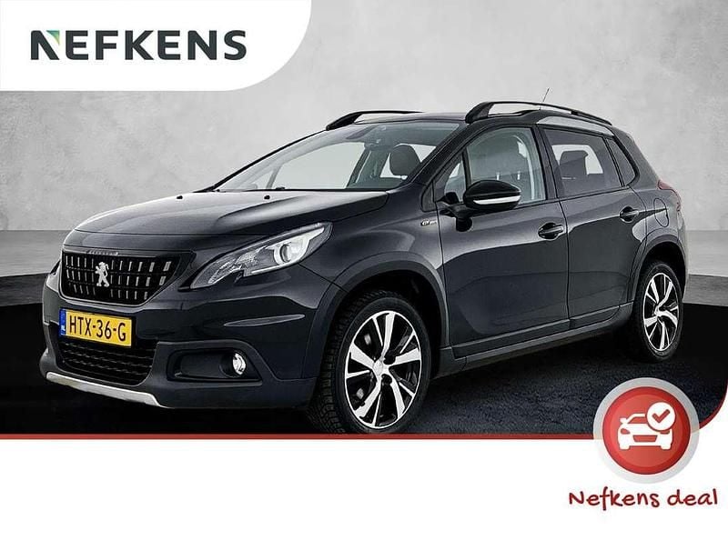 Zwart Gebruikt 2019 Peugeot 2008 GT-line SUV | € 17.725 (Eerlijke prijs) - Afbeelding 1/3