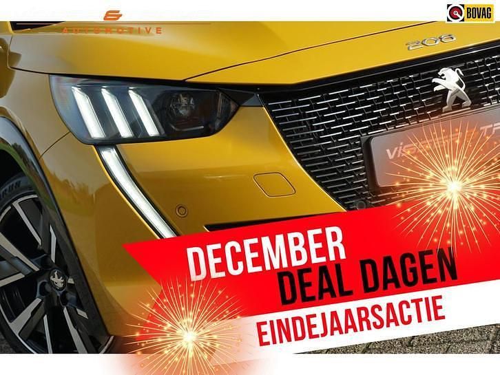 Geel Occasion 2020 Peugeot 208 GT-line Hatchback | € 13.725 (Eerlijke prijs) - Afbeelding 1/4