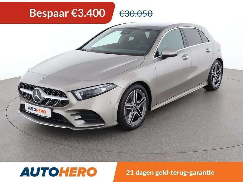 Grijs Gebruikt 2019 Mercedes A250 AMG line Hatchback | € 26.849 (Super prijs) - Afbeelding 1/3