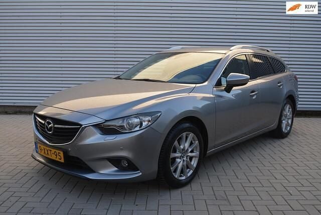 Grijs Gebruikt 2013 Mazda 6 Stationwagen | € 9.750 - Afbeelding 1/4