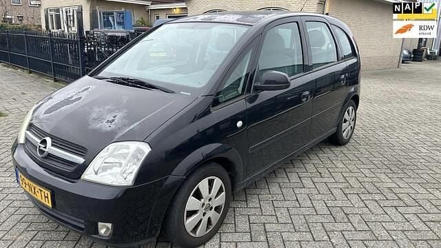 Zwart Gebruikt 2004 Opel Meriva Cosmo MPV | € 695 (Super prijs) - Afbeelding 1/4