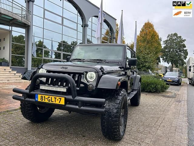 Zwart Gebruikt 2007 Jeep Wrangler Unlimited Rubicon SUV | € 19.900 - Afbeelding 1/4