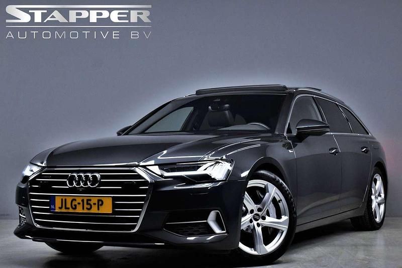 Grijs (metallic) Gebruikt 2022 Audi A6 S-Line Stationwagen | € 43.995 (Super prijs) - Afbeelding 1/4