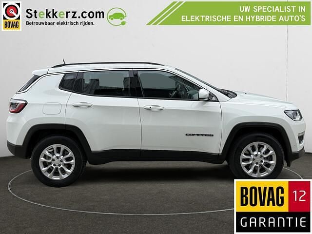 Wit Occasion 2021 Jeep Compass Limited SUV | € 20.900 (Super prijs) - Afbeelding 1/4
