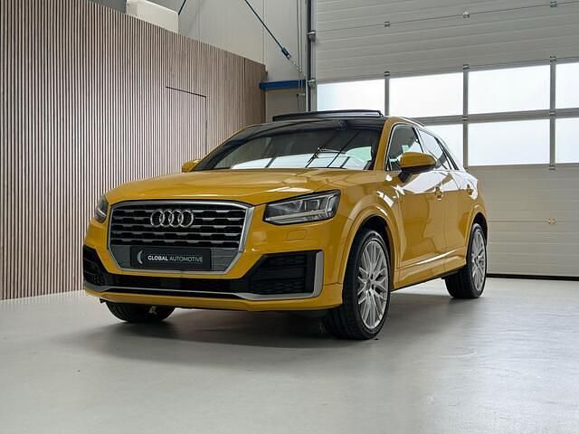 Geel Gebruikt 2018 Audi Q2 S-Line SUV | € 23.990 (Eerlijke prijs) - Afbeelding 1/4