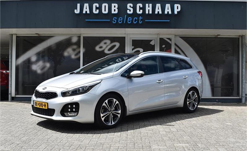 Grijs Gebruikt 2017 Kia Ceed Sportswagon GT-Line Stationwagen | € 13.900 (Eerlijke prijs) - Afbeelding 1/4