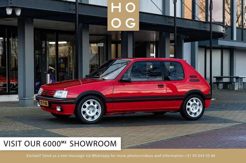 Rood Gebruikt 1990 Peugeot 205 GTi Hatchback | € 34.950 - Afbeelding 1/4