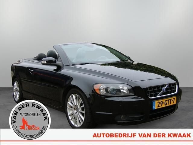 Zwart (metallic) Gebruikt 2008 Volvo C70 Summum Cabriolet | € 10.950 (Duur) - Afbeelding 1/4