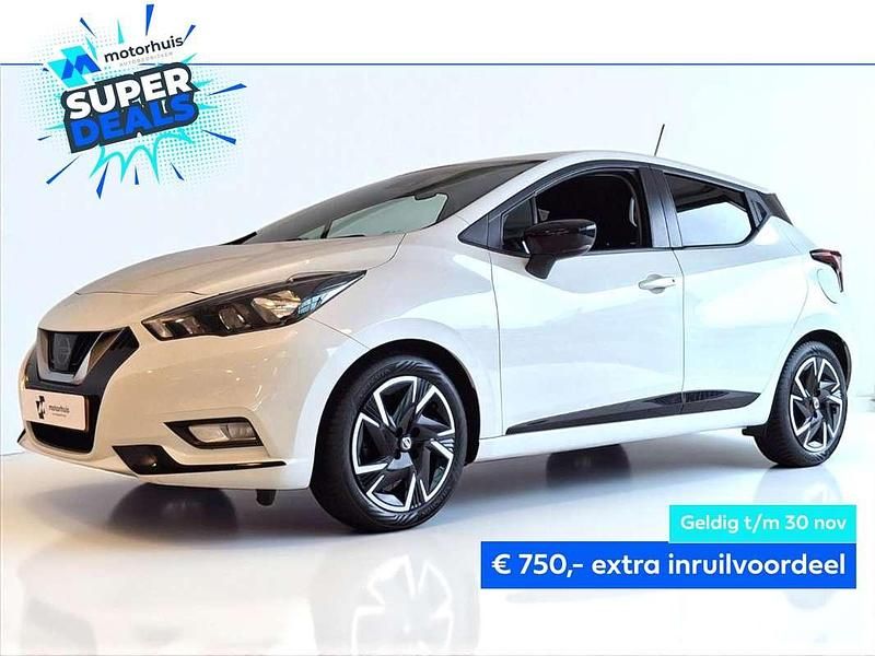 Wit Gebruikt 2022 Nissan Micra Hatchback | € 11.490 (Eerlijke prijs) - Afbeelding 1/4