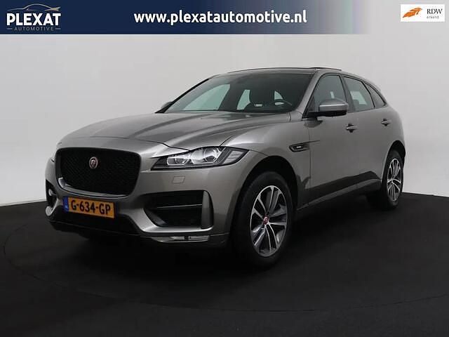 Grijs Gebruikt 2019 Jaguar F-Pace Pure SUV | € 29.945 (Goede deal) - Afbeelding 1/4
