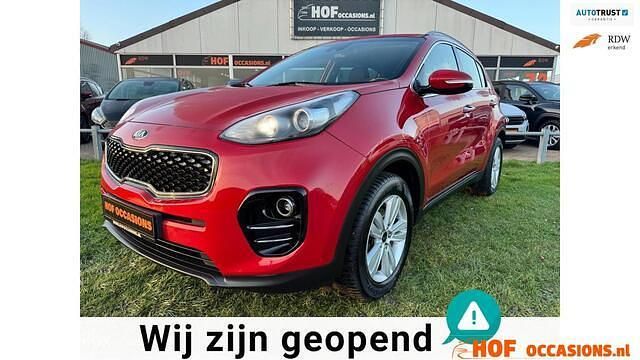 Rood (metallic) Occasion 2018 Kia Sportage SUV | € 15.950 (Goede deal) - Afbeelding 1/4