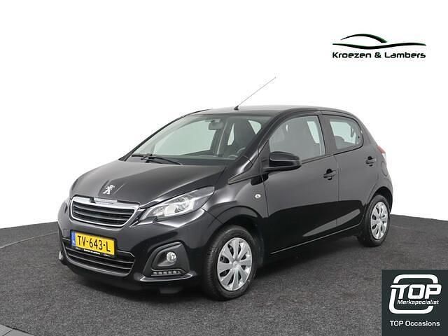Zwart Gebruikt 2018 Peugeot 108 Active Hatchback | € 6.995 (Eerlijke prijs) - Afbeelding 1/4