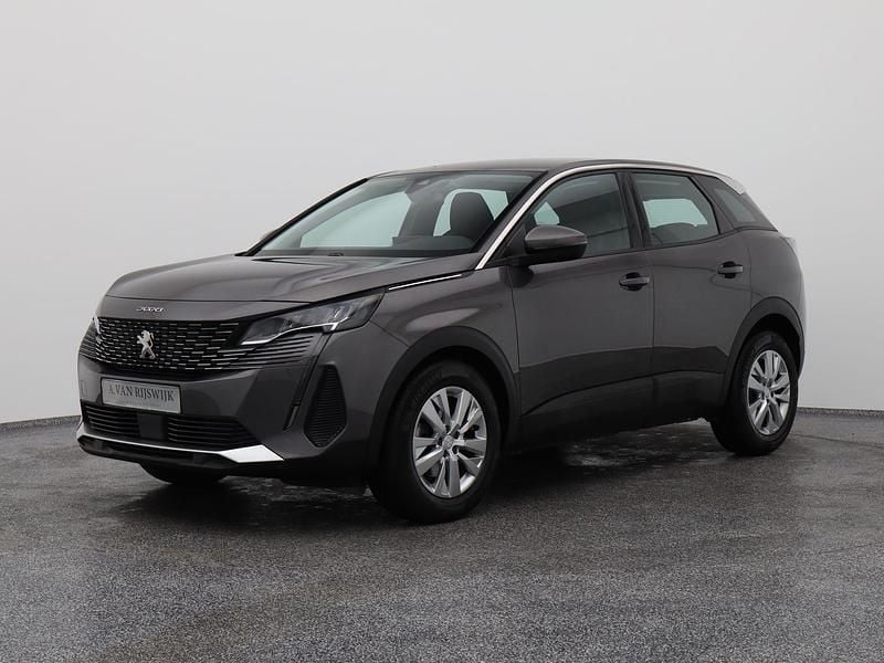 Grijs Gebruikt 2021 Peugeot 3008 Active SUV | € 18.700 (Super prijs) - Afbeelding 1/4