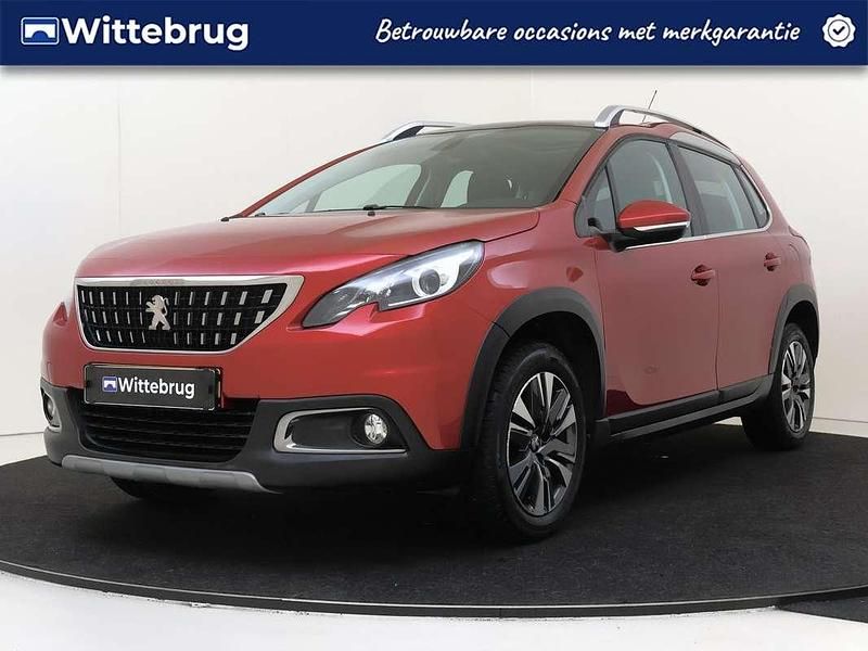 Rood (metallic) Occasion 2017 Peugeot 2008 Allure SUV | € 12.425 (Eerlijke prijs) - Afbeelding 1/3