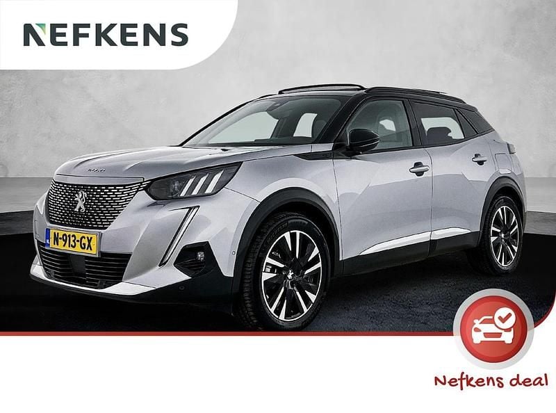 Grijs Gebruikt 2021 Peugeot e-2008 GT SUV | € 18.725 (Eerlijke prijs) - Afbeelding 1/4