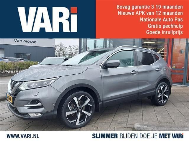 Grijs (metallic) Gebruikt 2017 Nissan Qashqai Tekna SUV | € 15.999 (Eerlijke prijs) - Afbeelding 1/4