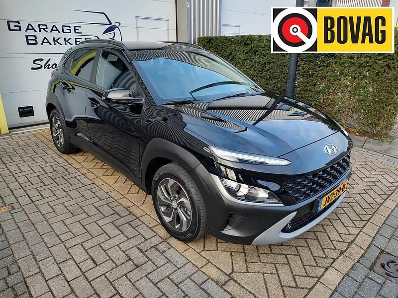 Zwart Occasion 2021 Hyundai Kona SUV | € 18.250 (Super prijs) - Afbeelding 1/4