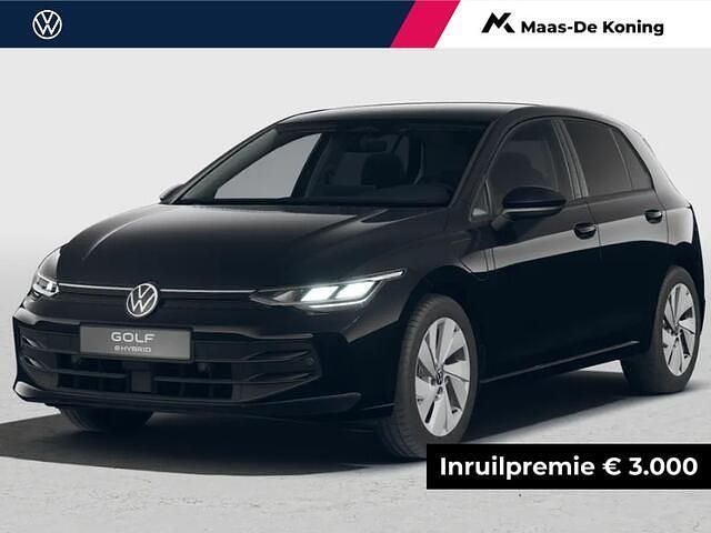 Zwart Nieuw 2025 VW Golf VIII Edition Hatchback | € 38.980 (Super prijs) - Afbeelding 1/4