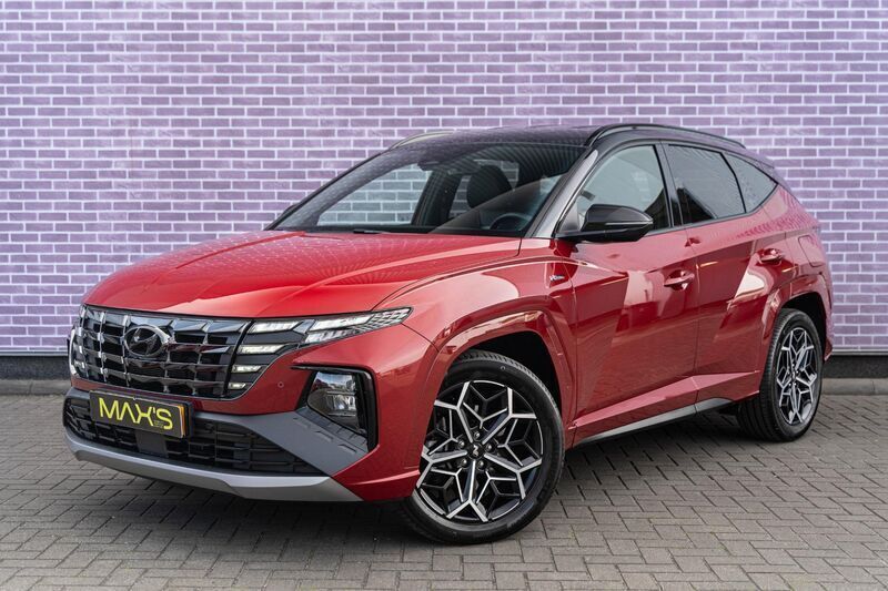 Rood Gebruikt 2025 Hyundai Tucson N Line SUV | € 33.399 (Super prijs) - Afbeelding 1/4