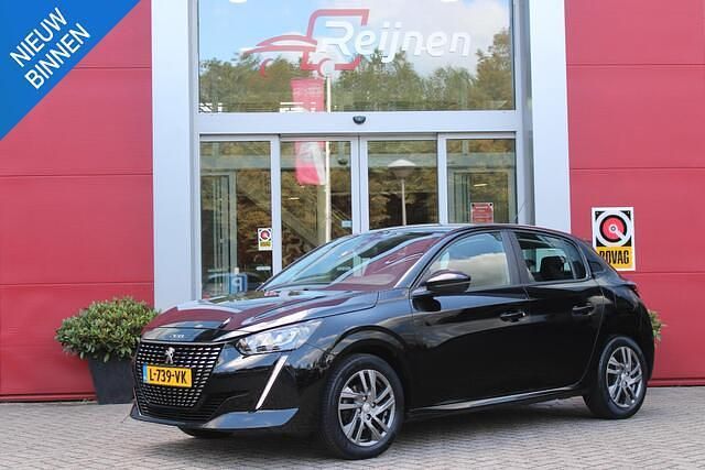 Zwart Gebruikt 2021 Peugeot 208 Active Hatchback | € 13.935 (Eerlijke prijs) - Afbeelding 1/4